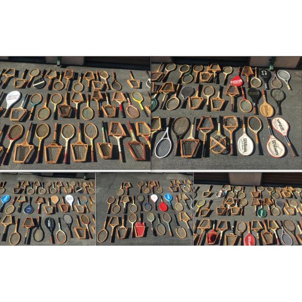 lot of 140 rackets